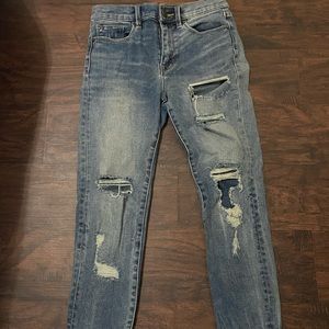 Urban outfitters crop twig high rise skinny jeans